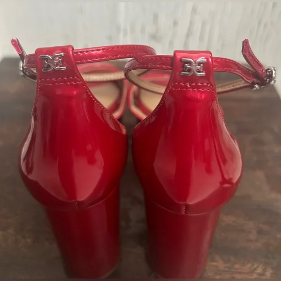 👠👠Sam Edelman Jullian platform Passion Red Patent Leather-NWOT👠👠 - Picture 8 of 11